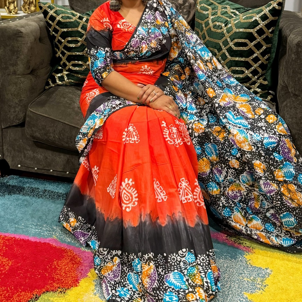 Batik Saree - image 1